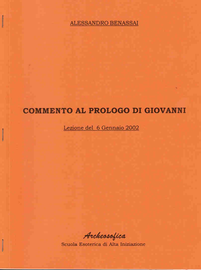COMMENTO AL PROLOGO DI GIOVANNI