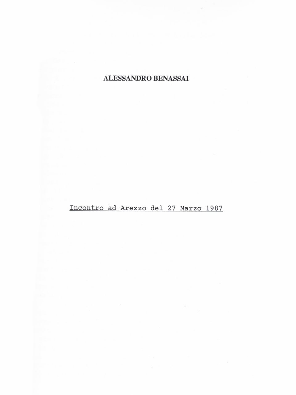 INCONTRO ALLA 1° SEZIONE DI AREZZO