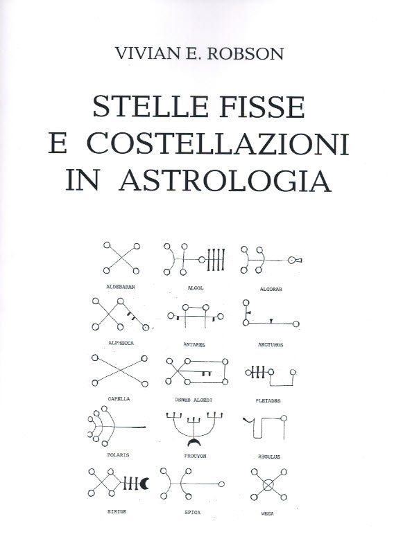 Vivian E. Robson STELLE FISSE E COSTELLAZIONI IN ASTROLOGIA