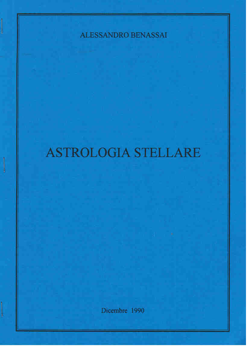 ASTROLOGIA STELLARE dicembre 1990 II edizione