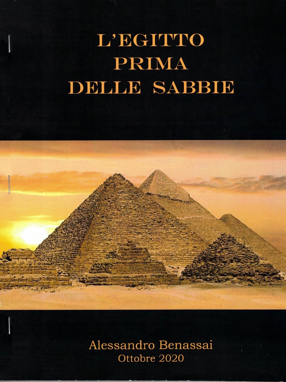 EGITTO PRIMA DELLE SABBIE (L’) ottobre 2020